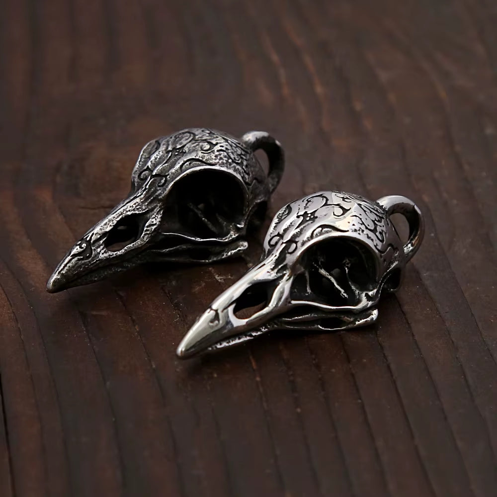 Odin's Raven Skull – Norse Pendant of Thought & Memory