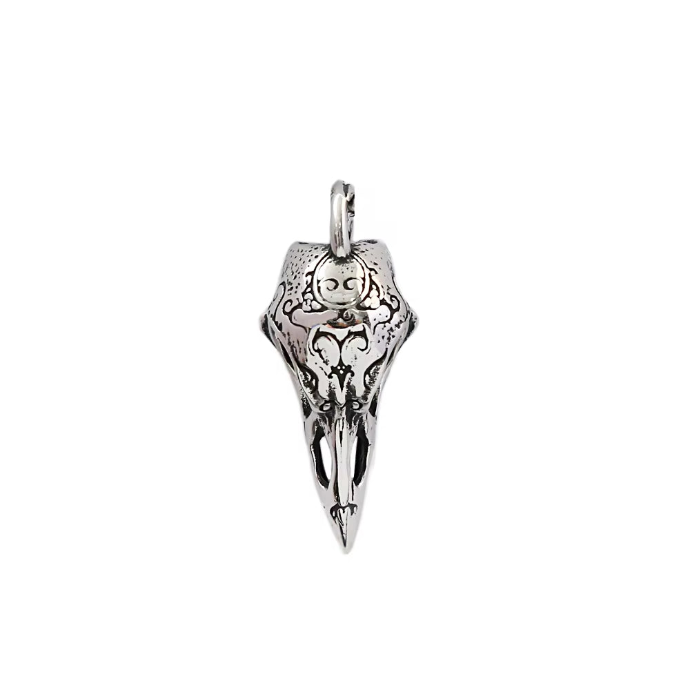 Odin's Raven Skull – Norse Pendant of Thought & Memory