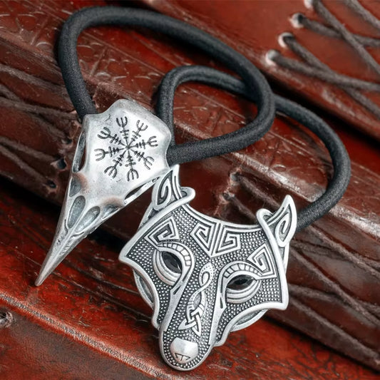  Freya’s Wolf – Norse Crystal Hair Charm